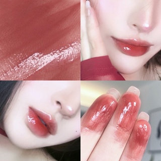 [1pc tinte de labios impermeable de larga duración] [labio brillo de labios transparente] [maquillaje de labios cosmético] (2)