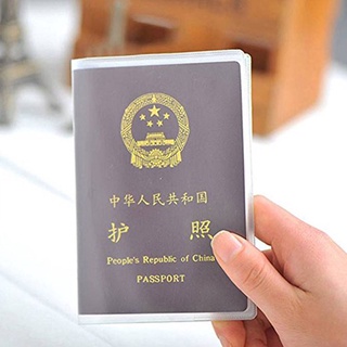 bolsa de viaje de plástico impermeable para pasaporte, bolsa de almacenamiento de crédito