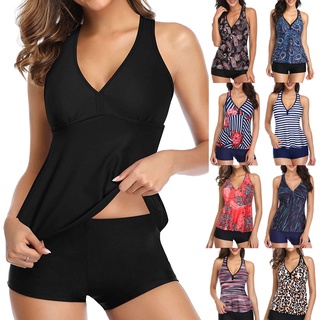 Women Tankini Swimsuit Tummy Control Top with Shorts Two Piece Bathing Suit ♥gogoing♥