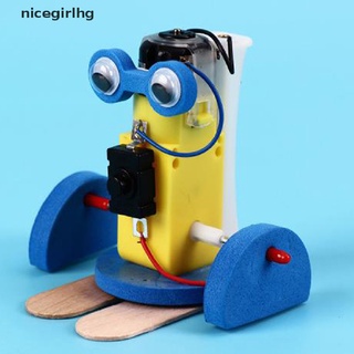 [i] diy electronic walking robot modelo kits niños escuela ciencia juguetes educativos [hot]