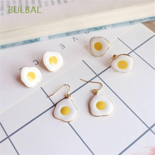 bulbal aretes de huevo con clip de oreja/aretes de huevo/joyería/gancho para orejas
