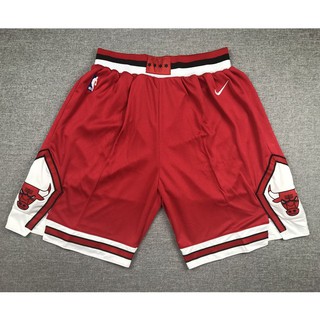 NBA shorts Chicago Bulls pantalones cortos deportivos rojo