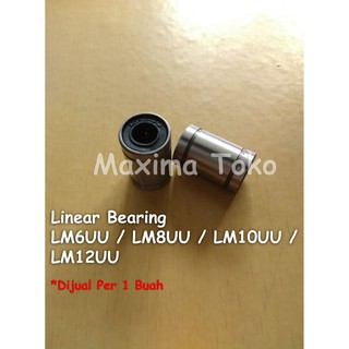 Lm6Uuu/Lm8Uu/Lm10Uu/Lm12Uuu rodamiento lineal para eje de 6 mm/8 mm/10 mm/12 mm