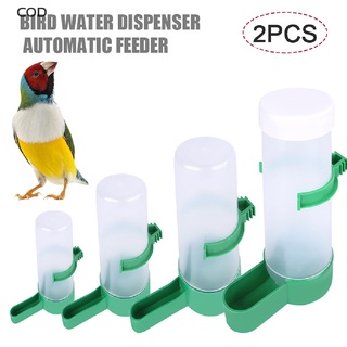 [COD] 2pcs Bird Water Drinker Feeder Automatic Drinking Fountain Parrot Bird Supplies HOT