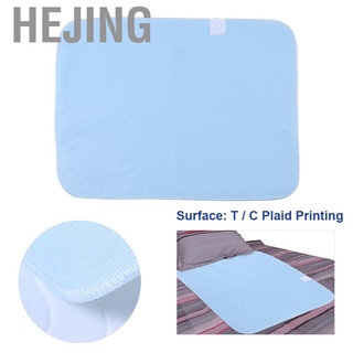 Hejing 2 pzas absorbentes lavables Para Adultos incontinencia Azul+blanco 45x60