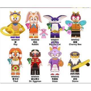 Lego Minifigures Metal Sonic Anime Desenho Animado Amy Rose Toy Story Blocos De Construção Brinquedos Infantis