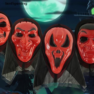 Lfeg Scary Halloween máscaras Cosplay Party Prop cara completa espeluznante película de terror máscara.