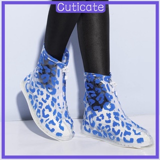 [CUTICATE] Reutilizable lluvia nieve impermeable zapatos cubre botas Overshoes Galoshes