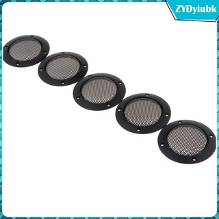 MagiDeal 5 Pack Speaker Decorative Round Subwoofer Mesh Grill Cover Guard 5\\\" .