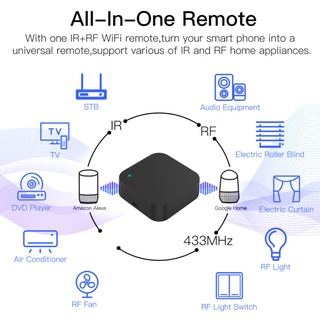 Smart Life Tuya WiFi RF + IR Control Remoto Universal Hub Controlador Aparatos/App De Voz Trabajo Con Alexa Google Home-+ (2)