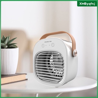 mini ventilador personal de aire acondicionado con mango usb escritorio silencioso evaporativo enfriamiento de aire frío humidificador ventilador de oficina en casa