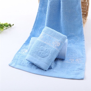 Junyan cómodo 1 pieza de baño suave para niños adultos baño limpieza paño toallas de mano pelo toalla cara/Multicolor (9)
