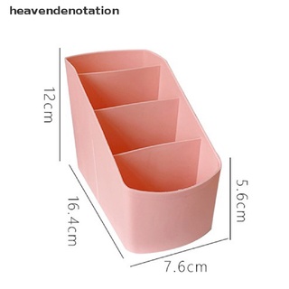 [heavendenotation] 1pc escritorio de plástico pequeño papelería colección espacio forma trapezoidal