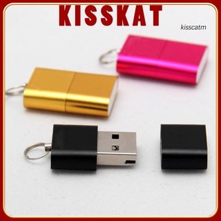 kiss-cc adaptador portátil de alta velocidad mini usb 2.0 micro sd tf t-flash lector de tarjetas de memoria