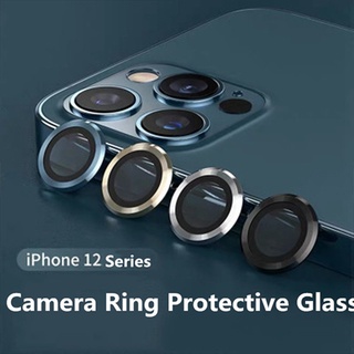 [JUN] Lente De Cámara De Vidrio Templado Cubierta Completa De La Protector Anillo Para iPhone 13 12 11 Pro Max 12 13 Mini