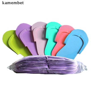 Kamem Fashion12 Pair Disposable Foam Slippers High Quality Foam Pedicure Slippper .
