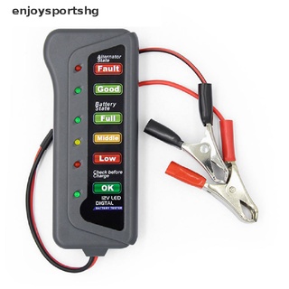 [enjoysportshg] 12v probador de batería de coche alternador digital 6 luces led herramienta de diagnóstico [caliente]
