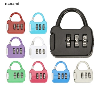 [Nana] Combinación de contraseña de bloqueo portátil de viaje maleta de equipaje de seguridad candado Boutique (5)