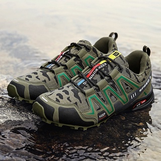 Los hombres zapatos de senderismo impermeable transpirable táctica de combate del ejército botas de entrenamiento del desierto zapatillas de deporte al aire libre antideslizante zapatos de Trekking (3)