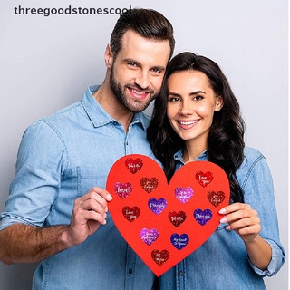 [threegoodstonescool] 500pcs/roll Lover Heart Stickers Thank You Sealing Labels Birthday Handmade Tag