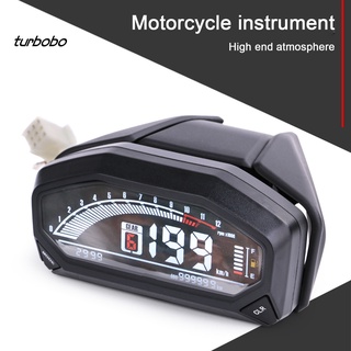 Tbbmt_universal velocímetro de motocicleta LCD HD pantalla Digital de 6 velocidades medidor electrónico para vehículos todoterreno