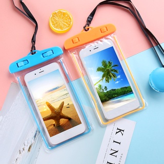 【FS】Glow in Dark Underwater Swimming Waterproof Bag Cell Phone Dry Pouch Case Cover (4)