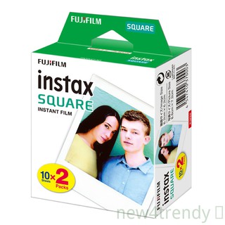 20 láminas/caja instax square film reemplazo para fuji sq10 sq20 sq6 cámara de cámara impresora sp3