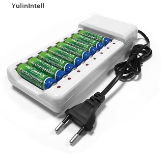 Yimy cargador de batería inteligente 8 ranuras cable de la ue para AA/AAA Ni-Cd recargable bateador jalea (1)
