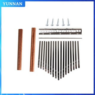 (yunnan) 17 teclas kalimba diy teclas puente conjunto pulgar piano instrumento musical accesorio