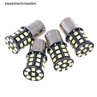 Tweettwitrtombn 4 piezas bombillas blancas Led Para coche 1156 Ba15S 2835 33-smd (uniformetwitrtombn