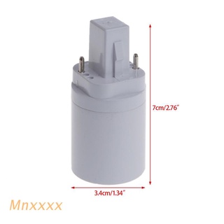 mnxxx g24 a e27 socket base tornillo led lámpara halógena bombilla adaptador convertidor