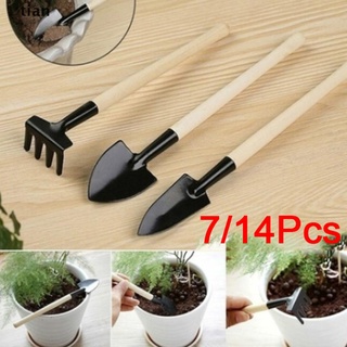 tian 7/14pcs mini herramientas de jardín suculentas kit de plantación accesorios de jardinería riego. (1)