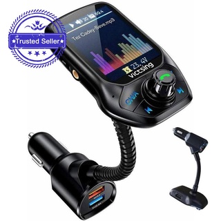 Bluetooth Coche Transmisor FM Reproductor MP3 Manos Libres Adaptador De Radio Kit Cargador USB W8V0