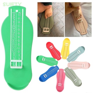 suiety práctica subíndice dispositivo de medición herramienta de medición de pie regla de medición zapatos longitud regla herramienta de crecimiento pie ajustable niños bebé medidor de pie/multicolor