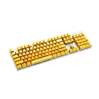 AHL 104 Keys PBT Metal Coating Painted Backlit Shot Keycaps for Mechanical Keyboard (8)