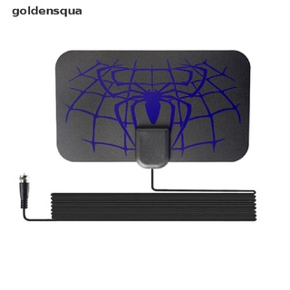 [goldensqua] tv digital interior dvb-t2 980 millas hdtv antena receptor de plato freeview 1080p [goldensqua] (4)