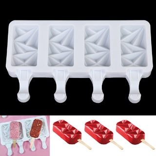 banyanshaw moldes de helado moldes de silicona 4 cavidades fabricante casero molde oval co (1)