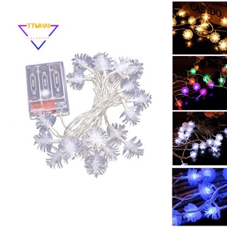 20 leds cadena de luz pinecone intermitente luces de navidad guirnaldas para fiesta fiesta boda decoración, blanco fresco