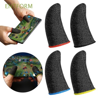 ENTFORM 1 Pair Smart Touch Screen Finger Gloves Sweatproof Game Controller Gaming Finger Sleeve Finger Cover Anti-slip Fingertips Breathable Mobile Game Sleeves/Multicolor