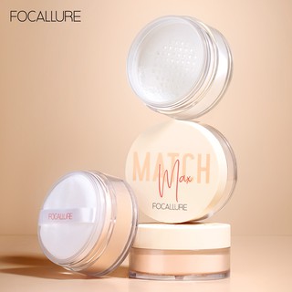 [listo Stock]FOCALLURE nuevo máximo Control de aceite mate ligero polvo suelto maquillaje belleza cosmética