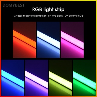 (Domybest) Freezemod 12V 4Pin magnético RGB LED tira AURA ARGB Color atmósfera lámpara