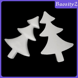 [BAOSITY2] Paquete de 6 adornos hechos a mano de árbol de navidad blanco para niños de navidad interior