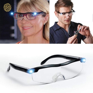 Gafas de visión potentes con luz Led gafas de lectura lupa OUYOU