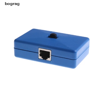 [Bograg] Mini 2 Ports Rj45 Inner/External Network Switch Splitter Box Avoid Cable Plug 579CO (6)