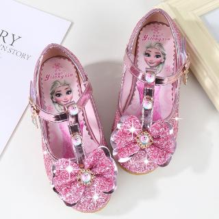 niñas frozen zapatos niños niñas perla cristal bowknot solo zapatos niñas princesa zapatos