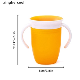 [xinghercool] 360 tazas para beber para aprendizaje de bebés se pueden girar a prueba de fugas para niños, taza de agua caliente