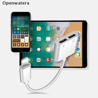 Openwatera adaptador Dual convertidor cargador y auriculares Jack para iPhone 7 8 PLUS X XR XS MAX MY (5)