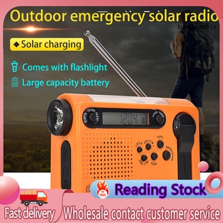 turk_hrd-900 radio de emergencia portátil de banda completa linterna al aire libre de carga solar radio de supervivencia para acampar