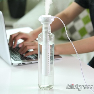 ❃Midgrass_Portátil botella taza humidificador de aire USB hogar escritorio hidratante palo Spray❀