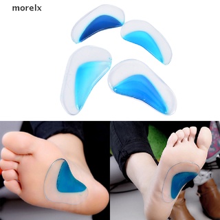 morelx 1 par de plantillas ortopédicas de soporte de arco para corrección de pie plano/cojín de zapatos co